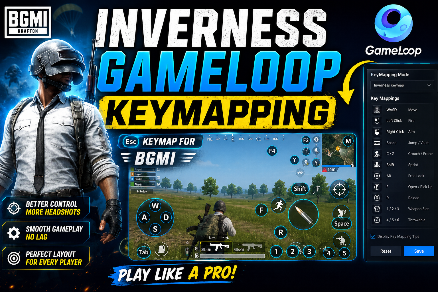 BGMI Gameloop Keymapping Fix