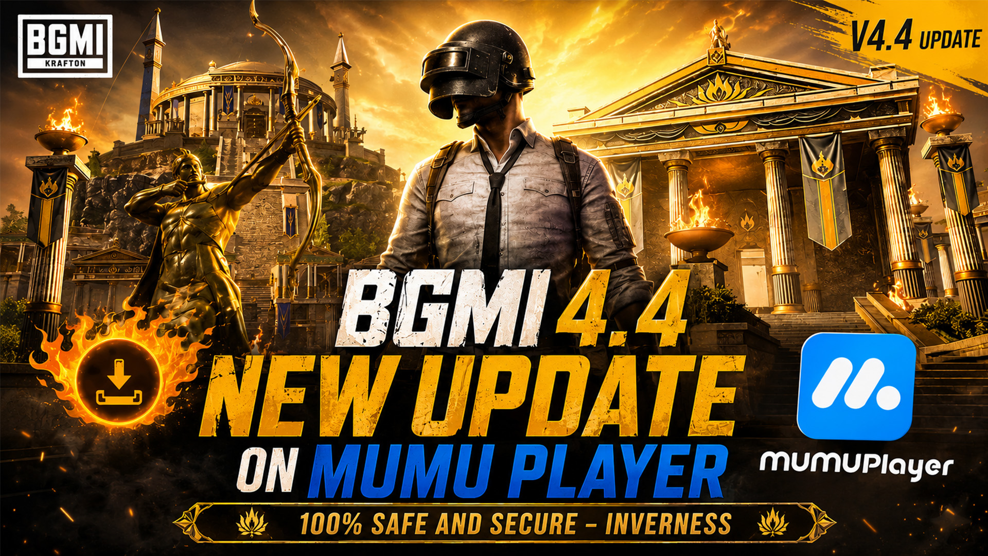 BGMI 4.4 ON MUMU PLAYER- Inverness