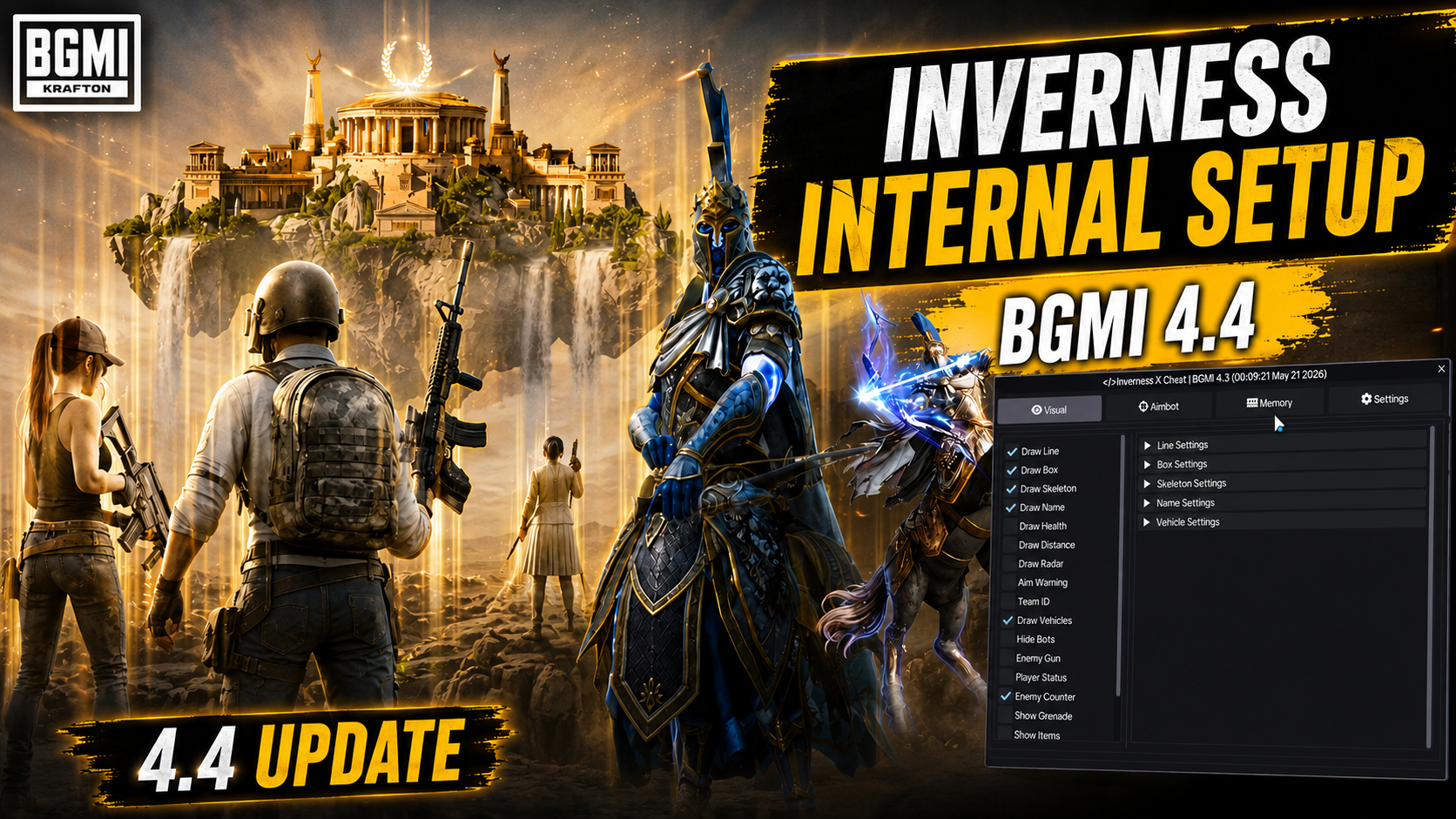 InvernessVIP Internal Cheat Setup 4.4 (Mumu Player)